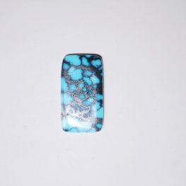 High quality natural blue webbed turquoise cab