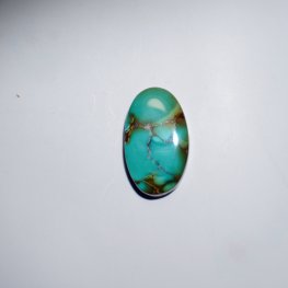 Polychrome turquoise cab with nice colors